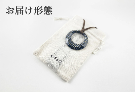 ＜KISSO＞Pendant Glass Holder_Circle ミルキーホワイト