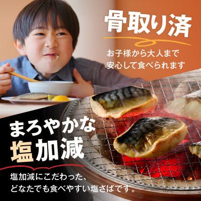 ふるさと納税 飯塚市 【訳あり】骨取り 塩さば切り身  脂ののったノルウェーサバ 便利サイズの切身! 1.2kg(飯塚市) |  | 01