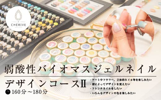 弱酸性バイオマスジェルネイル　デザインコースII　【170P8404】