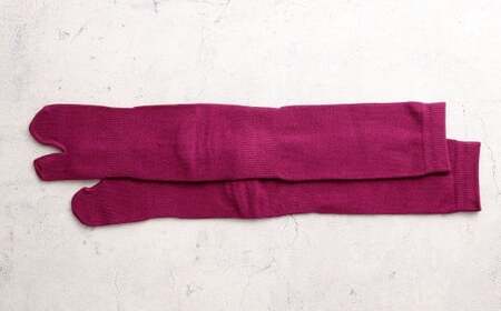 【パープル】 【24-27cm】 極上ソックス！極 綿足袋 ハイソックス 2足組 靴下 くつした くつ下 ソックス 福岡県 北九州市