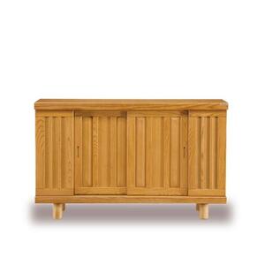 大川家具 シューズボックス 和光1400L 幅140cm  靴箱 収納