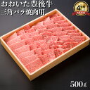 【ふるさと納税】おおいた豊後牛三角バラ焼肉用 牛肉 お肉 お楽しみ 人気 国産 黒毛和牛 肩バラ サンカク 焼き肉 ギフト 贈答 ＜122-008_5＞