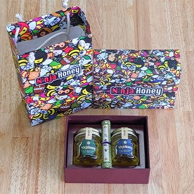 ふるさと納税 甲賀市 滋賀県甲賀市産純粋天然生はちみつ Ninja Honey(ニンジャハニー)50ml 2本セット |  | 03