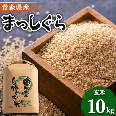 【ふるさと納税】【令和7年産】まっしぐら　玄米10kg【配送不可地域：離島・沖縄県】【1094070】