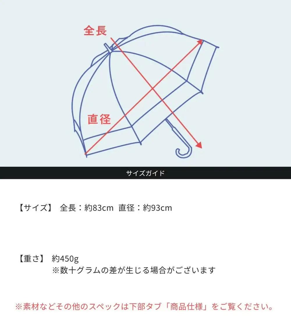 ロサブラン【日傘】ラージ フリル【60cm】【シエルブルー×アイボリー】