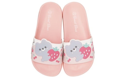 キッズ シャワー サンダル【17.0cm】 子供 こども かわいい 夏 海 ビーチ スケーター skater Sweet Bear クマ くま 女の子 女子【プール 海水浴 子ども キャラクター】 奈良県 奈良市 なら 4-075