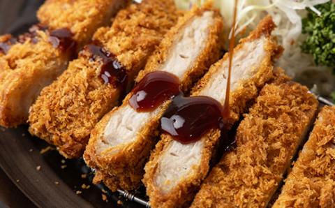 ≪冷凍≫工場直営　とんかつの山田屋の富ロースかつ(180g×12枚)特製ソース付き　【配送不可地域：離島】