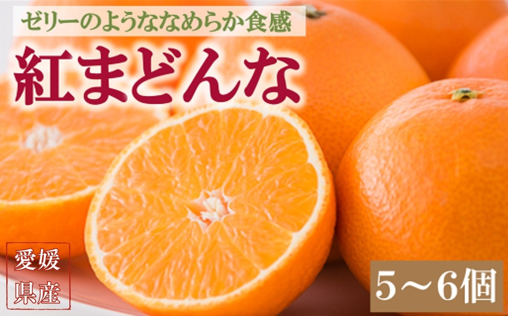 
                  【2026年先行予約】【数量限定】紅まどんな 愛媛 5～6個 みかん 人気 柑橘 伊予市 【2026年11月中旬以降順次発送】｜B332
                