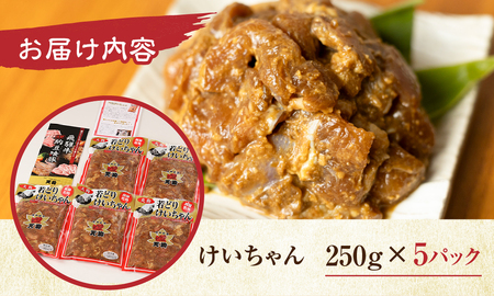 天狗の元祖けいちゃん5個セット(250g×5個) けいちゃん 鶏ちゃん【11-60】