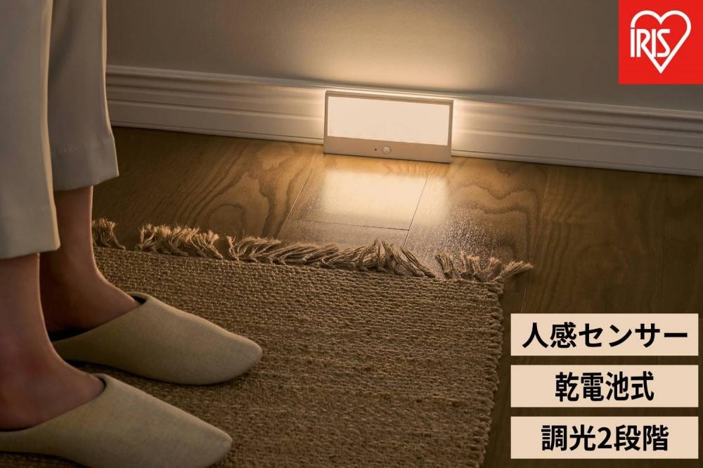 
                  乾電池式LEDセンサーライト　パネルスタンドタイプ BSL-SMSP
                