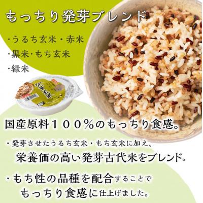 ふるさと納税 松原市 ご飯パック 発芽玄米ごはん 160g×72個 |  | 02