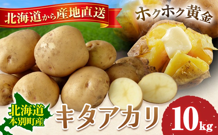 
                  北海道 十勝 本別町産じゃがいも キタアカリ 10kg 高橋賢三 《2026年10月上旬-11月上旬頃出荷》 北海道 本別町 十勝 産地直送 じゃがいも きたあかり キタアカリ 野菜 ほくほく
                