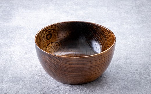 ボウル　拭漆　4.0 山中漆器 伝統工芸 工芸品 木製 漆塗 国産 日本製 F6P-3275