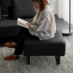 ミゲル スツール 65cm チャコールブラック【モーブル】【大川家具】