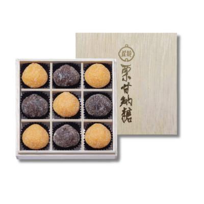 ふるさと納税 八王子市 銀座鈴屋　栗甘納糖(木箱入)(栗5個・渋皮付栗4個) |  | 01