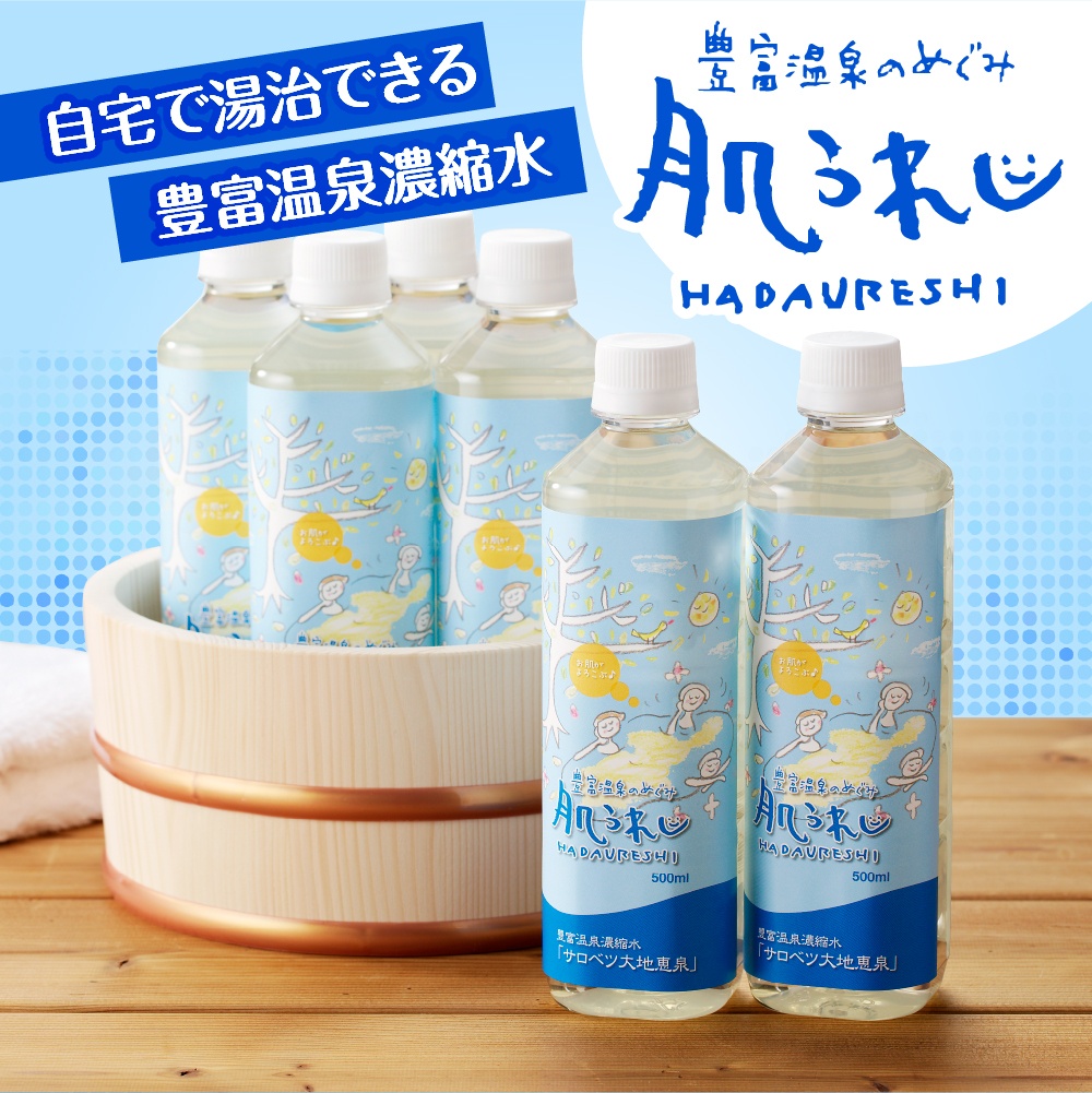 豊富温泉 濃縮温泉水 サロベツ大地恵泉 (500ml×6本) 500ml×6本