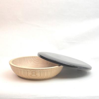 ふるさと納税 南木曽町 ちらし寿司の器浅30cm蓋付(黒)