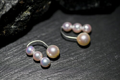 【ふるさと納税】 真珠 イヤークリップ あこや 5mm～8mm アコヤ真珠 アクセサリー ファッション ジュエリー イヤーカフ akoya パール フォーマル カジュアル プレゼント ギフト 贈り物 贈答品 お祝い 誕生日 記念日 敬老の日 冠婚葬祭 慶事 国産 三重県 伊勢 志摩 南伊勢町