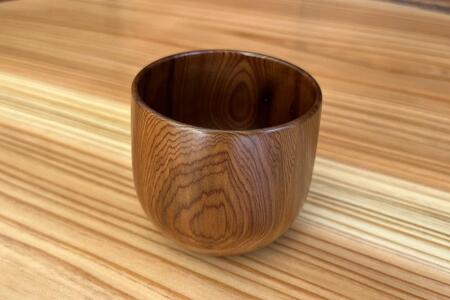 屋久杉　カップ（丸）＜島屋工房＞