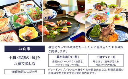 【平日限定】十勝ナウマン温泉 ホテルアルコ 一泊二食宿泊券 グレードアップ 1名様分【 北海道 幕別町 十勝 ナウマン温泉 ホテルアルコ 宿泊券 1名 平日限定 一泊二食 豪華 グレードアップ 温泉 