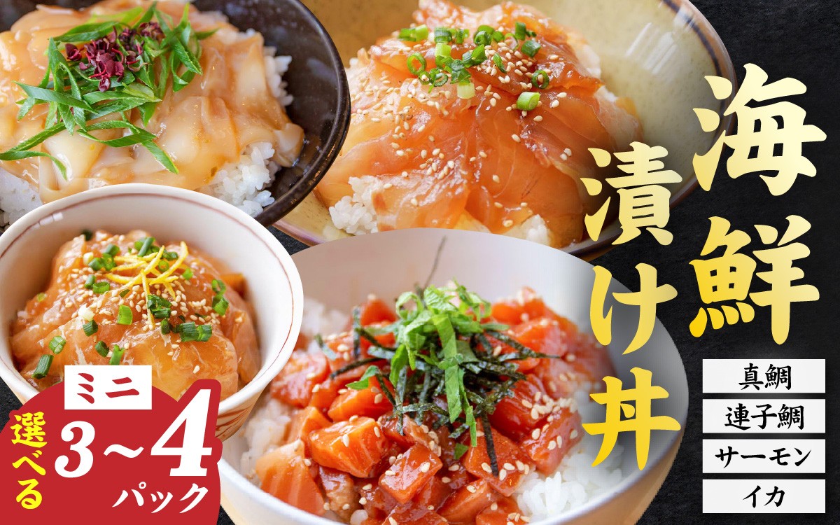 
                  【選べる内容量】干物屋さんの漬け丼 人気セットミニ【急速冷凍】（プロトン凍結）｜海鮮丼 かいせんどん 丼 どんぶり 漬け づけどん 詰め合わせ ギフト お土産 海 山  個包装 セット 魚 冷凍 プロトン冷凍  凍結 小分け ご飯のお供  保存食 おかず 
                