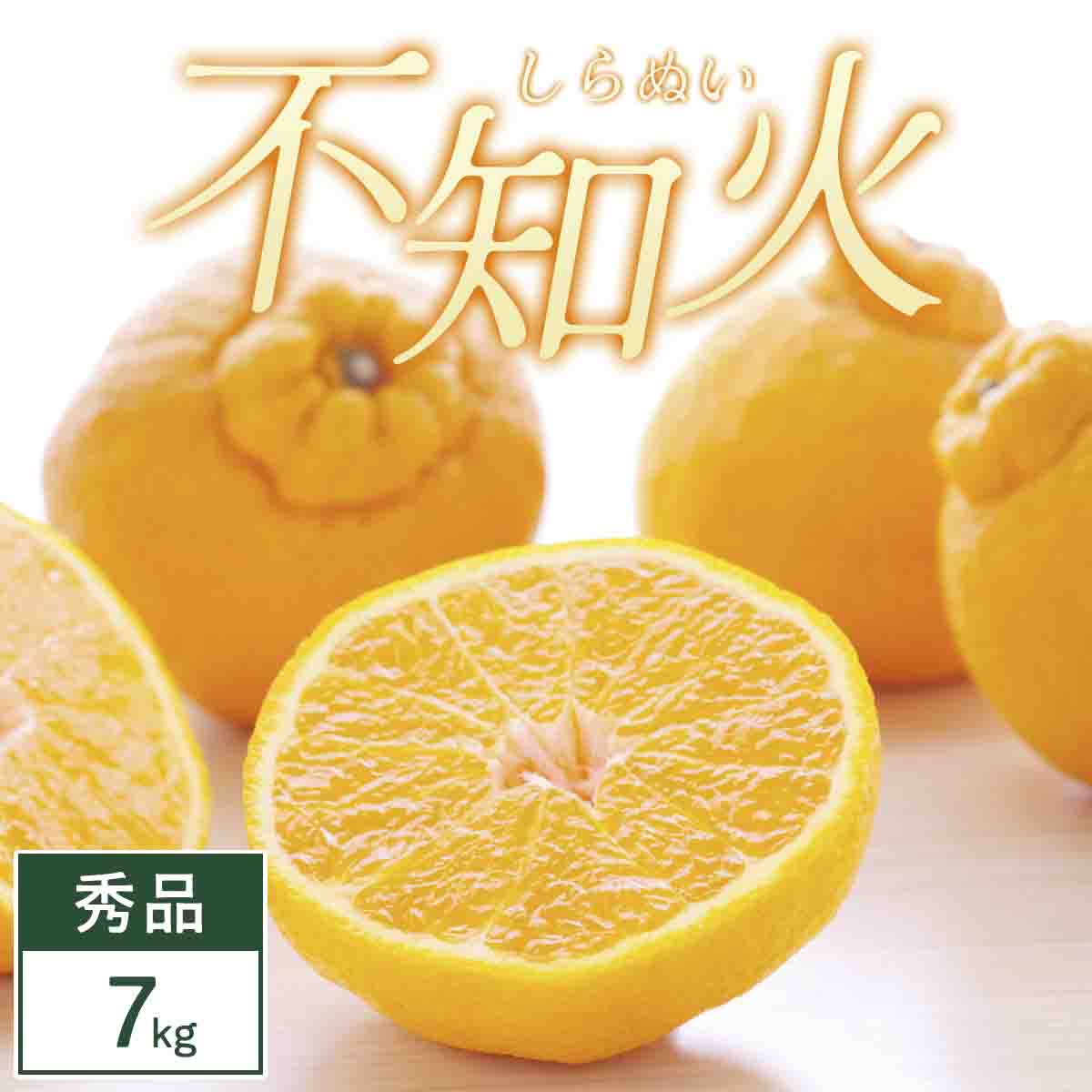 不知火 7kg みかん 愛媛県 八幡浜市 西宇和地区 濃厚な柑橘【D25-374】【1718368】 YWTAP315