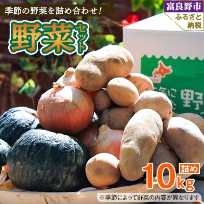 ふるさと納税 富良野市 2026年先行受付　北海道富良野　野菜セット 10kg詰め