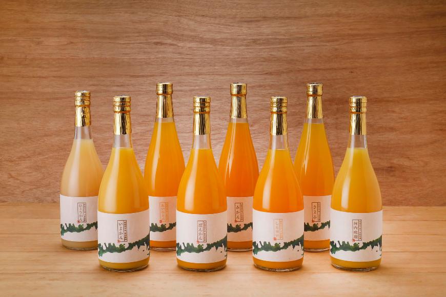 
            【愛媛県産】田縁農園の無添加100% ストレートジュース8種おまかせセット 720ml 全10種 【 ふるさと納税 人気 ジュース オレンジジュース 蜜柑 オレンジ 果物 贈り物 愛媛県 伊方町 】 IKTA006
          