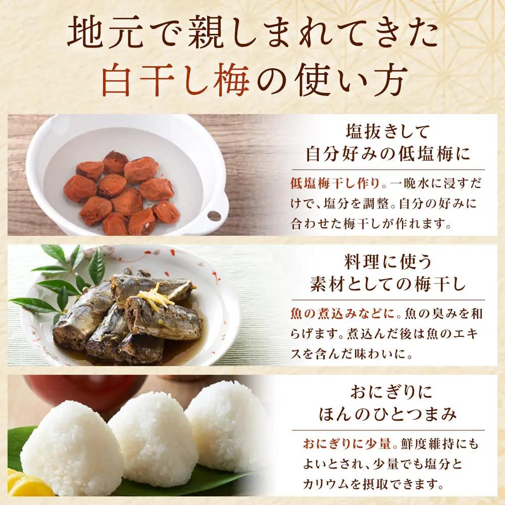 規格外品 無添加 栽培期間中農薬不使用 昔ながらの梅干し 紀州南高梅 塩のみで漬けたすっぱい梅干し 800g（400gパックx2個）塩分約23% 3年熟成品 N20-K ［KU8］