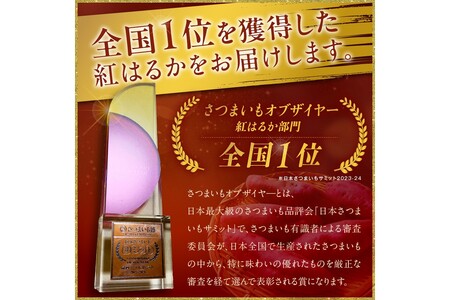 さつまいもオブザイヤー紅はるか部門全国1位のさつまいも農家がつくるサツマイモ2種食べ比べセット（紅はるか・金時）計約5kg