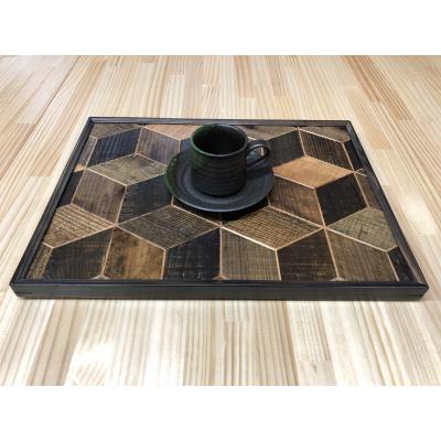 ふるさと納税 宍粟市 KOZAinoOBON【古材のお盆】ポリゴンAV6 |  | 02