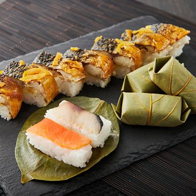 ふるさと納税 天理市 (冷凍)柿の葉ずし2種10個と柚庵焼鯖ずし1本7切 |  | 02