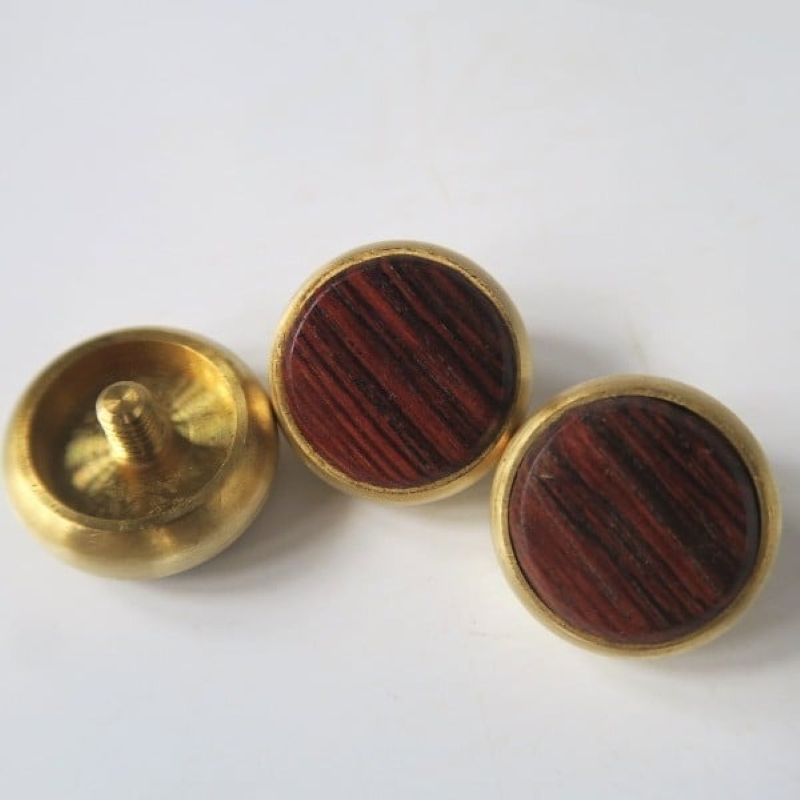 木製ピストンボタン Y型（真鍮削り出し） Y型 真鍮削り出し 選べる 素材 花林コブ材 ローズウッド材 トランペット フリューゲルホルン コルネット ピッコロトランペット 木製 ピストンボタン 重量型