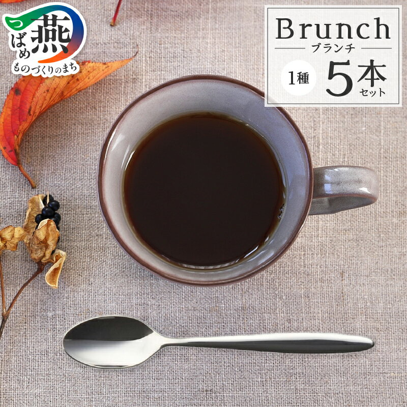 【ふるさと納税】 TBCL ブランチ コーヒースプーン5本セット 【 スプーン カトラリー ギフト セット ステンレス テーブルウェア キッチンツール 燕物産 燕三条 新潟県 燕市 】 [10001212]