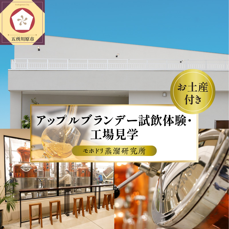 アップルブランデー 醸造所見学 1名 《モホドリ蒸溜研究所》 【試飲・お土産付】 見学ツアー りんご 酒 工場見学 体験 ブランデー 旅行 観光 青森県 五所川原市
