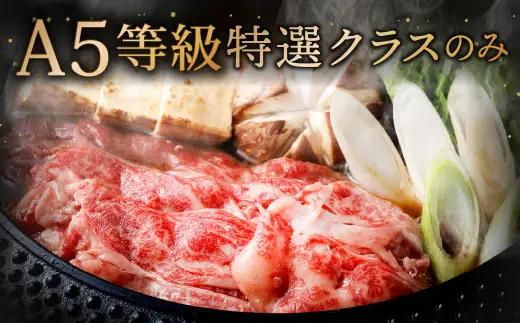 復刻！A5限定！ 九州産 黒毛和牛 肩ロース スライス 計900g【2026年9月発送】