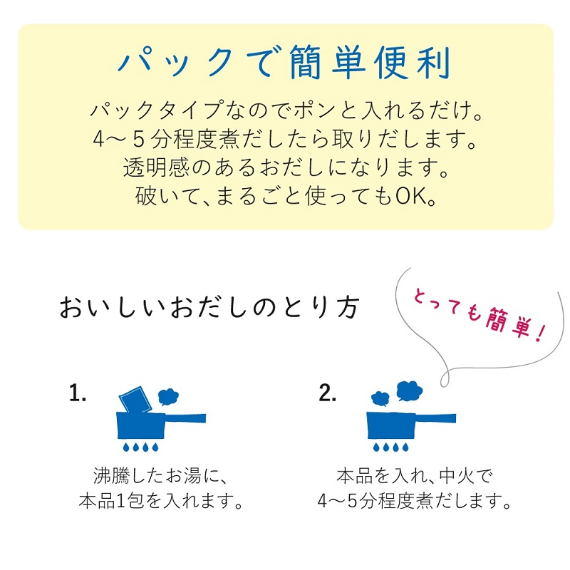 ZG205.マイモールの5種のあご入りだし30包