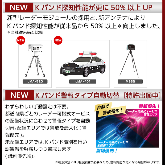 K-277 レーザー＆レーダー探知機(Z850DR)【ユピテル】