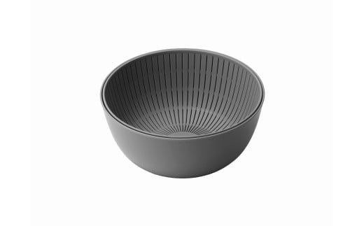 米とぎにも使える ザル ボウル グレー ／ キッチン用品 調理器具 耐熱 電子レンジ対応 食洗機対応 ライクイット like-it 奈良県 葛城市【like023-2A】
