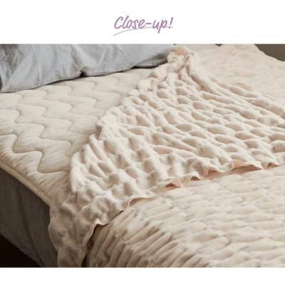 ふるさと納税 橋本市 天然の抗菌・消臭剤「柿渋」使用 mayu-ket premium 敷きパッド ライトベージュ |  | 02