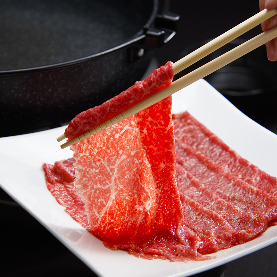 ＜肉匠えんどう＞最上級米沢牛もも肉すきしゃぶ用450g