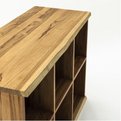 ふるさと納税 中野区 レコードラック 450 3×2 幅110.2cm 奥行き45cm 高さ75cm チーク無垢材 |  | 03
