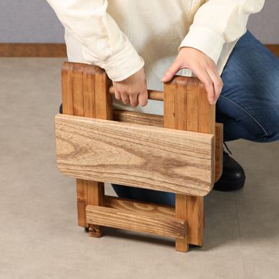 ふるさと納税 下呂市 折りたたみイス(高さ35cm 幅35cm 奥行28cm)椅子 収納 折り畳み【62-20】 |  | 01