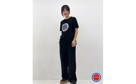 マンホールTシャツ 黒 XLサイズ | Tシャツ 福島県