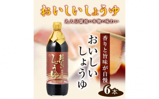 No.148 おいしいしょうゆ　900ml　6本セット ／ 調味料 醤油 愛知県