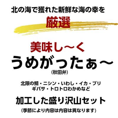 ふるさと納税 八峰町 海の恵み 盛りだくさんセット 海鮮宝箱(15点入り)|16_szk-150101 |  | 01