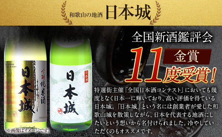 日本城 吟醸純米酒と特別本醸造 1.8L×2本 2種セット 厳選館《90日以内に出荷予定(土日祝除く)》 和歌山県 日高川町 酒 吟醸純米酒 特別本醸造 飲み比べ 3.6L  吟醸純 米 酒(F)