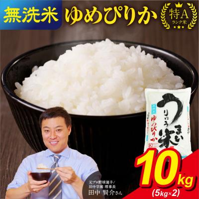 ふるさと納税 雨竜町 【10月発送】先行受付 うりゅう米 ゆめぴりか 無洗米 10kg(5kg×2袋)令和7年産 新米