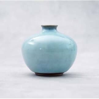有田焼 月白一輪挿し 花器 フラワーベース【梶原大敬 茂正工房 】食器 うつわ 器 青磁 作家 A20-574_イメージ3