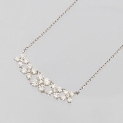 ふるさと納税 昭和町 PT900/PT850 1.00ct ダイヤモンド ペンダントネックレス HH-019756 |  | 01